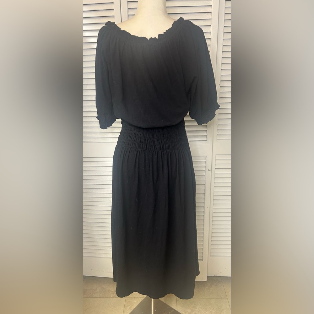 Sundry/Anthropologie Boho Black Dress Size XL‎